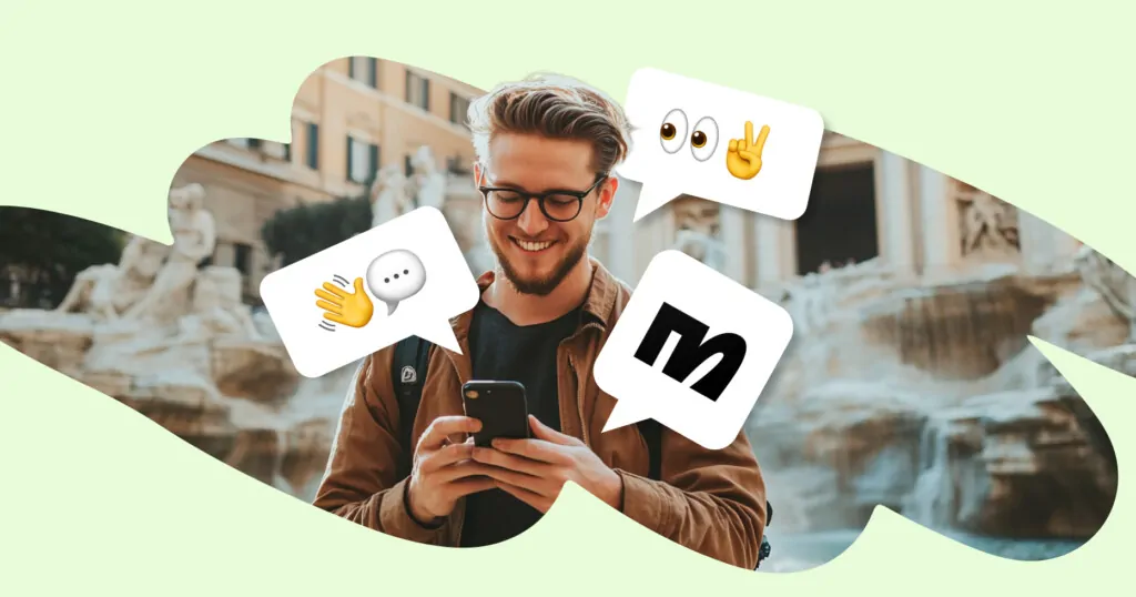 Smartphone showing Instagram and social media messaging apps representing automated DM lead generation for real estate agents