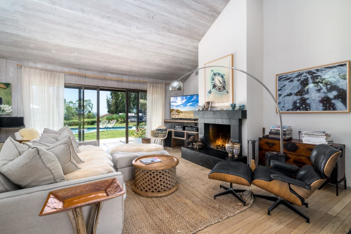 Laptop displaying website analytics and SEO performance data for real estate content optimization