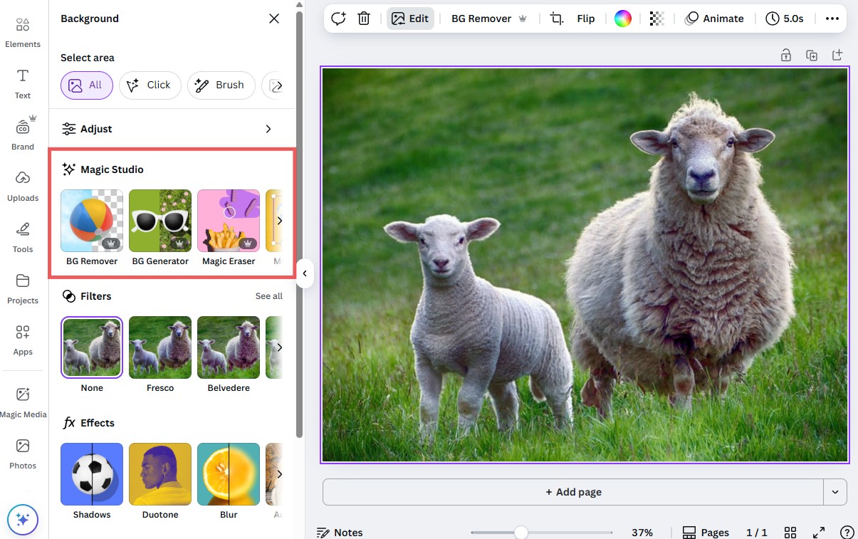 Canva AI design platform with real estate templates for creating professional social media posts and marketing materials