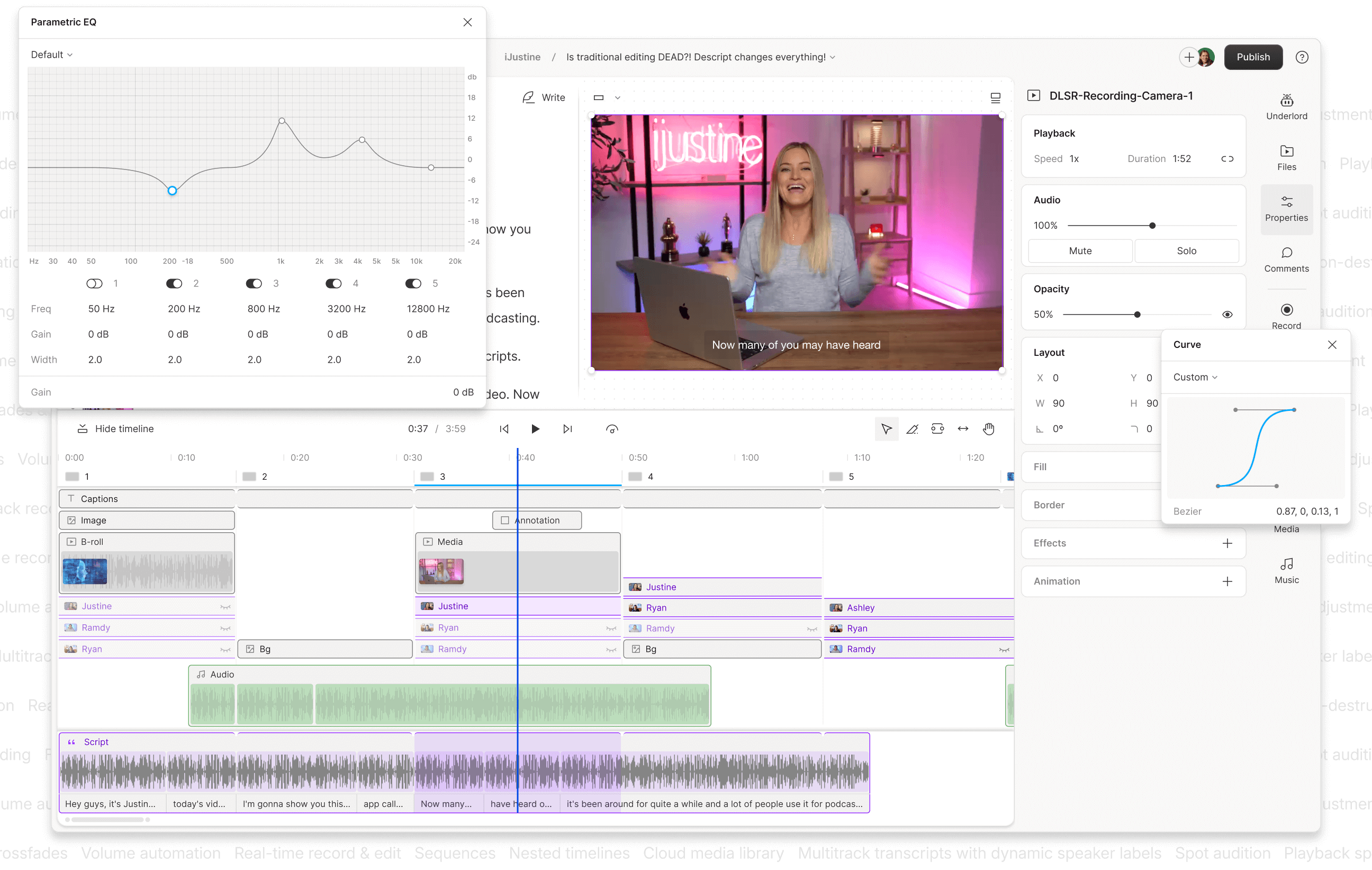 Descript AI video editor comparison with Castmagic