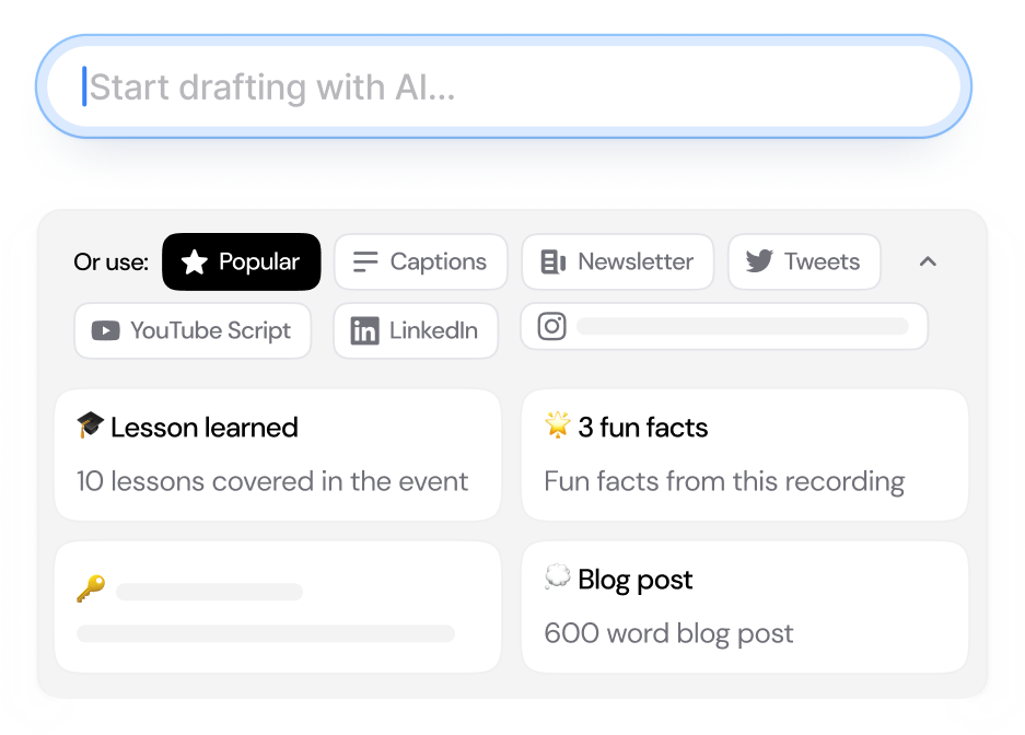Open house recap video being repurposed into blog content