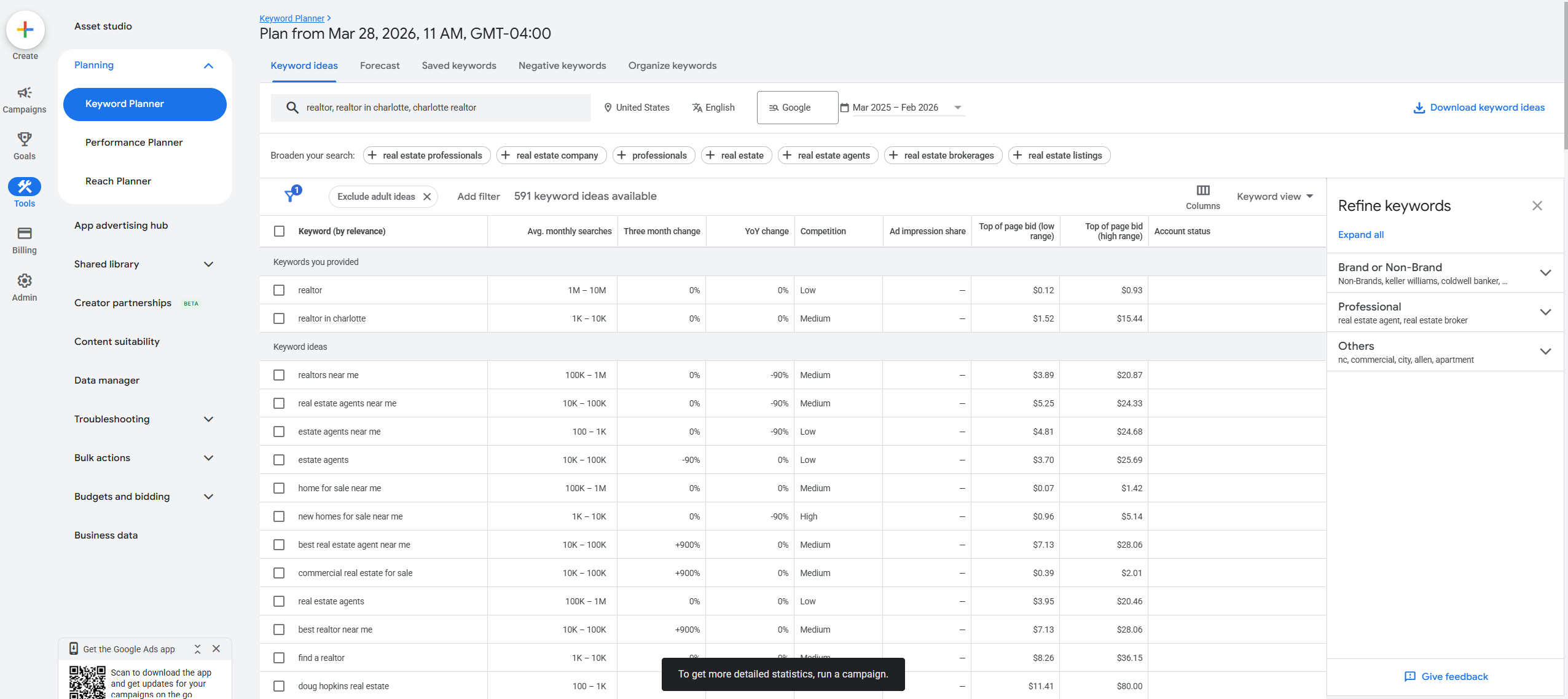 Surfer SEO keyword research for local real estate blog posts
