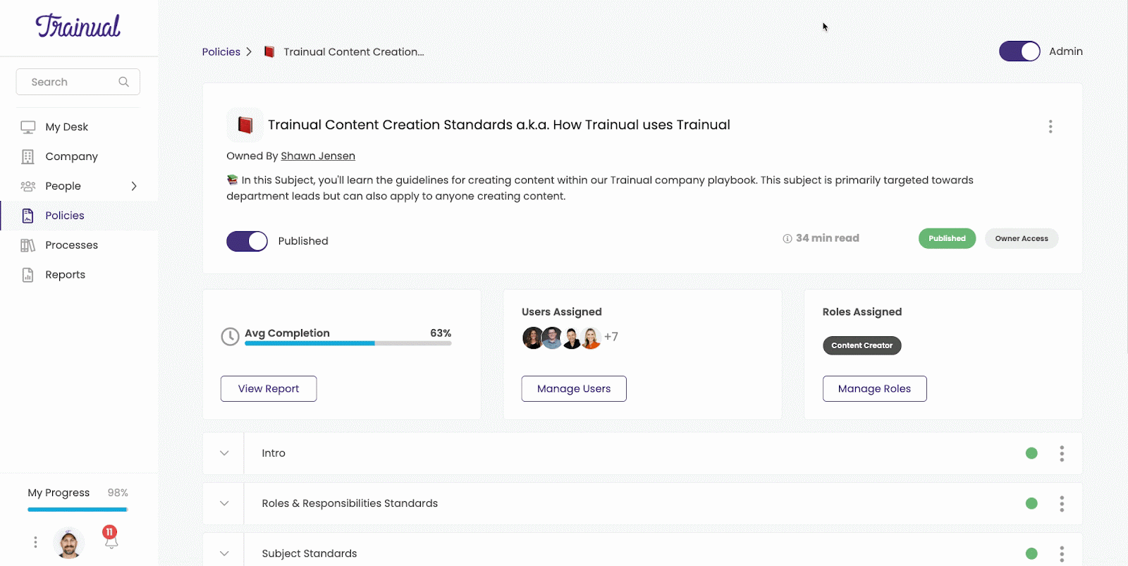Trainual platform overview for real estate team training and onboarding